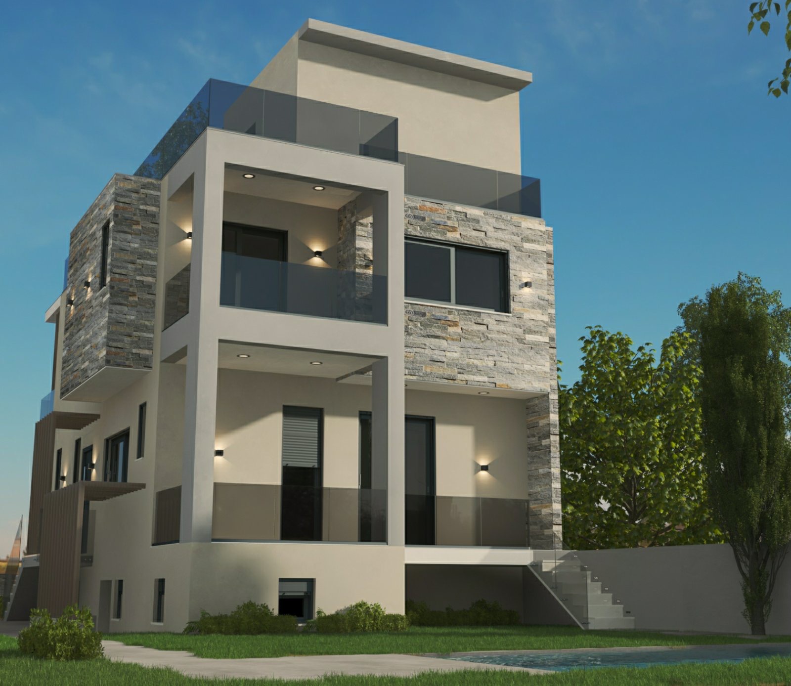 Διώροφη κατοικία περιοχή Σαρωνικός